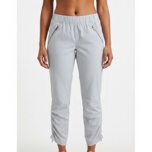 Athleta Light Gray Track Pants